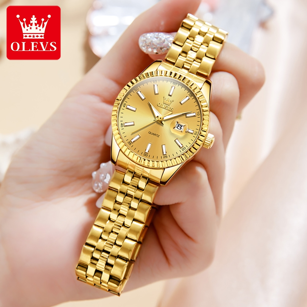 OLEVS นาฬิกาควอทซ์5593กันน้ำเร - Minimalist Thin Watch บทวิจารณ์และราคา