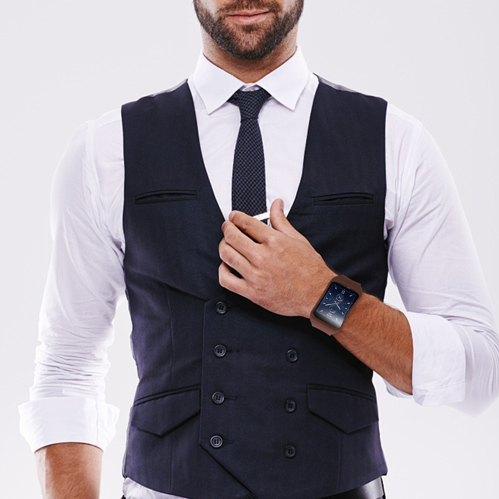 สายนาฬิกาสมาร์ทวอทช์ วัสดุ TPE - Smartwatch Premium Watches For Men บทวิจารณ์และราคา
