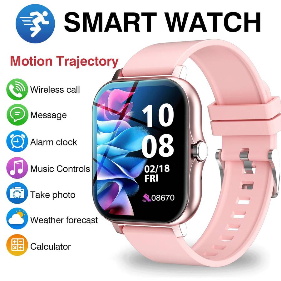สมาร์ทวอทช์พร้อมฟังก์ชันโทรไร้ - Smartwatch Watches Digital บทวิจารณ์และราคา