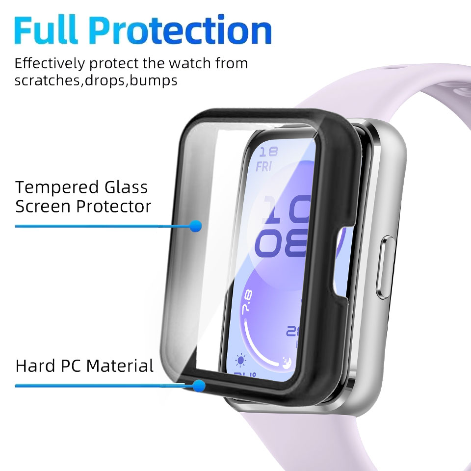 กระจกนิรภัย + เคสสำหรับหัวเว่ย - Smartwatch Watch Huawei บทวิจารณ์และราคา