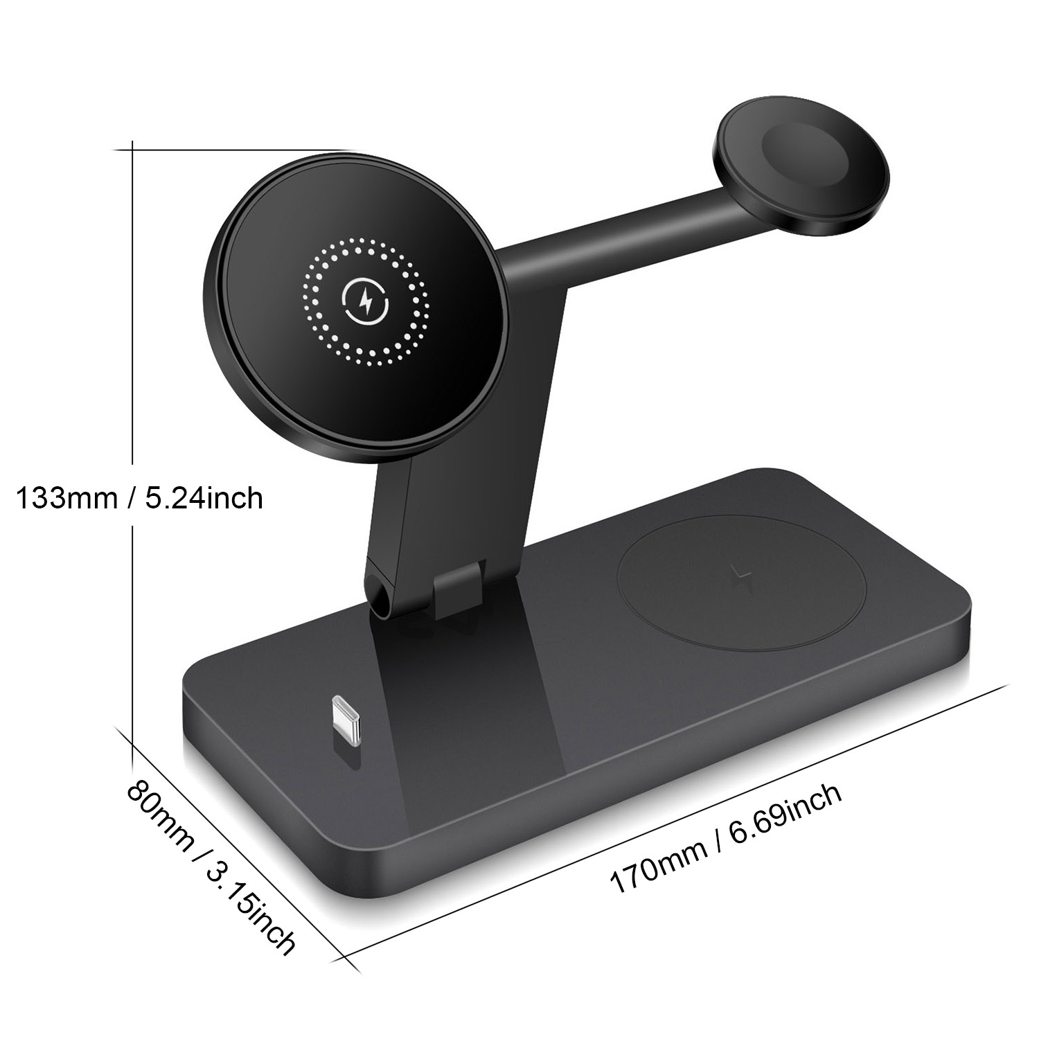 แท่นชาร์จไร้สายแม่เหล็ก 4 in 1 - Smartwatch Watches Compatible With Iphone บทวิจารณ์และราคา