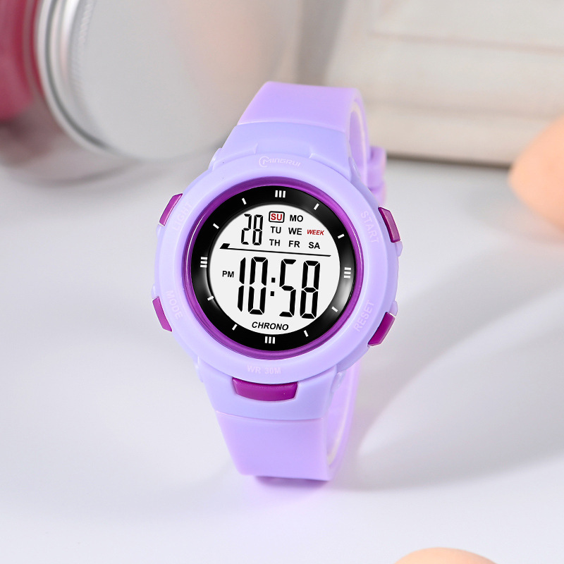 อุทัย CE49 นาฬิกาเด็กแฟชั่นนาฬ - Smartwatch Digital Watches For Kid Boy With Alarm บทวิจารณ์และราคา