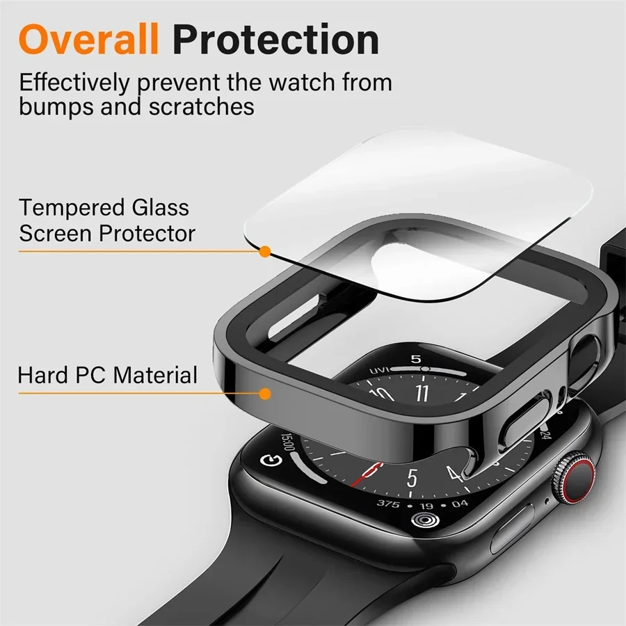 กระจก + ปลอกสำหรับเคส Apple Wa - Smartwatch Apple Watches For Women บทวิจารณ์และราคา