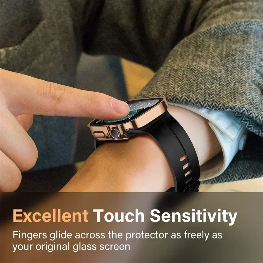 กระจก + ปลอกสำหรับเคส Apple Wa - Smartwatch Apple Watches For Women บทวิจารณ์และราคา