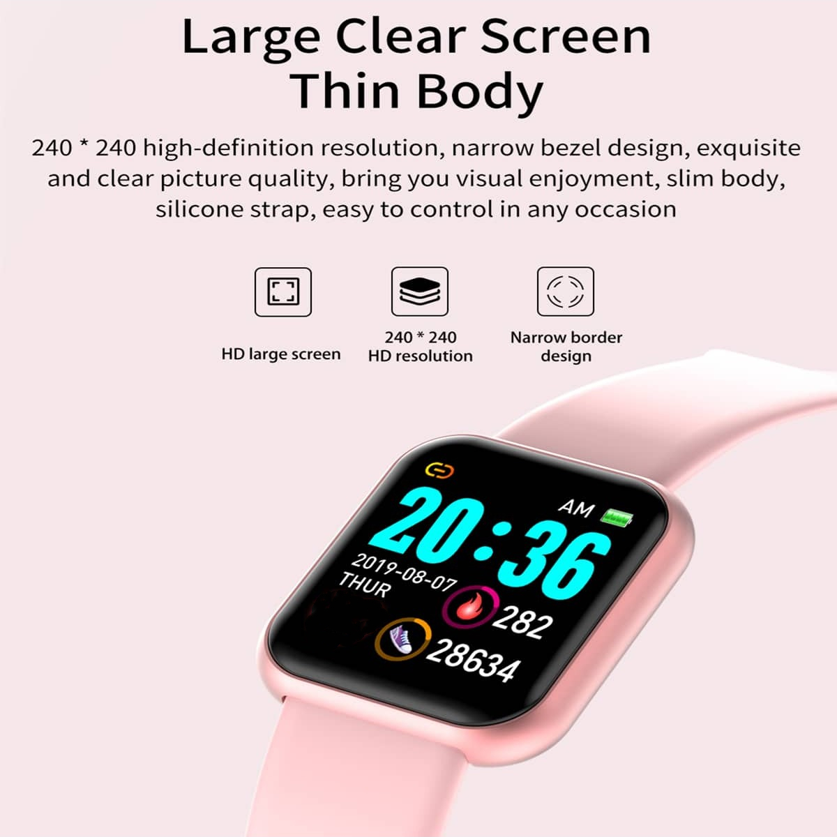 2025 ใหม่นาฬิกาดิจิตอลสมาร์ท L - Smartwatch Digital Watches For Kid Boy With Alarm บทวิจารณ์และราคา