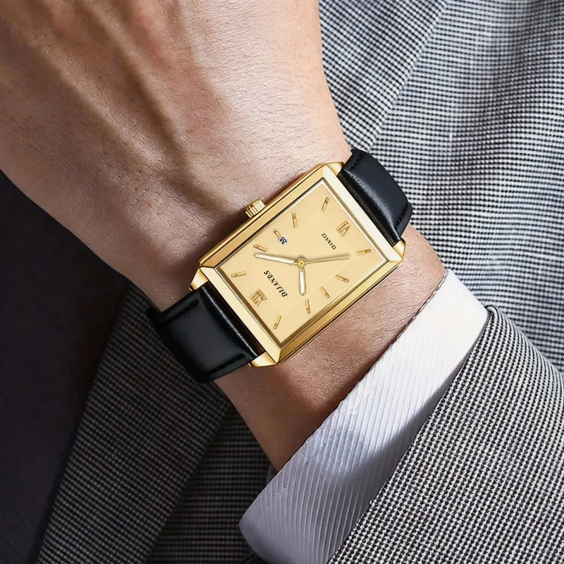 นาฬิกาข้อมือหนังลำลองสำหรับผู้ - Smartwatch Watches Brands For Men บทวิจารณ์และราคา