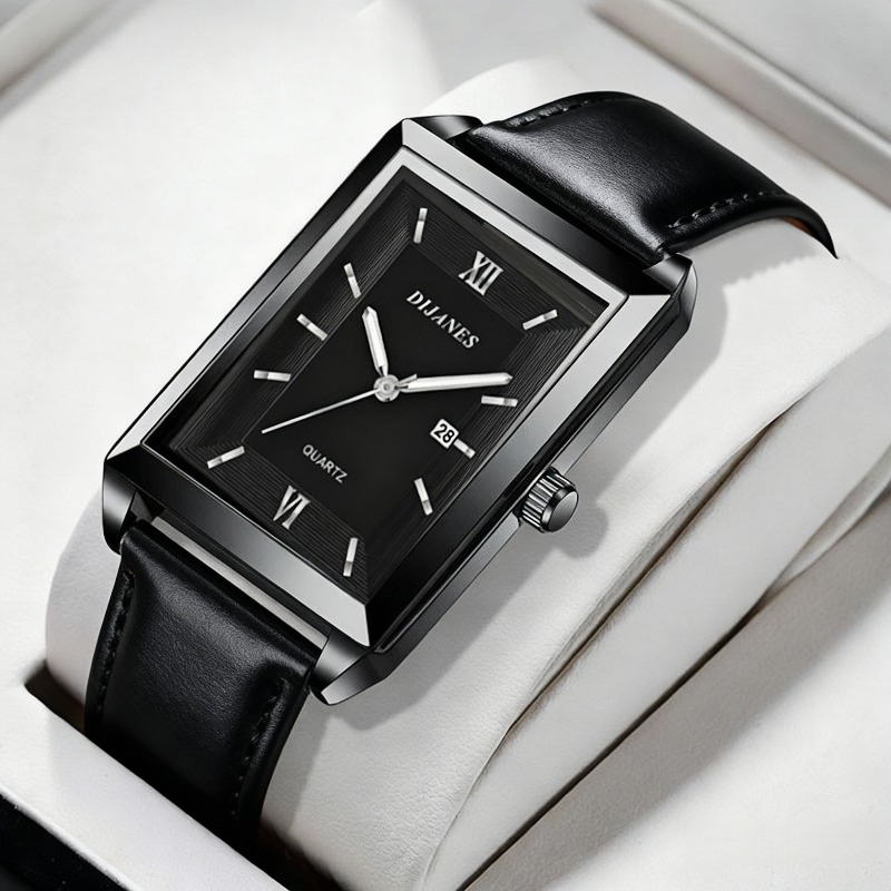 นาฬิกาข้อมือหนังลำลองสำหรับผู้ - Smartwatch Watches Brands For Men บทวิจารณ์และราคา
