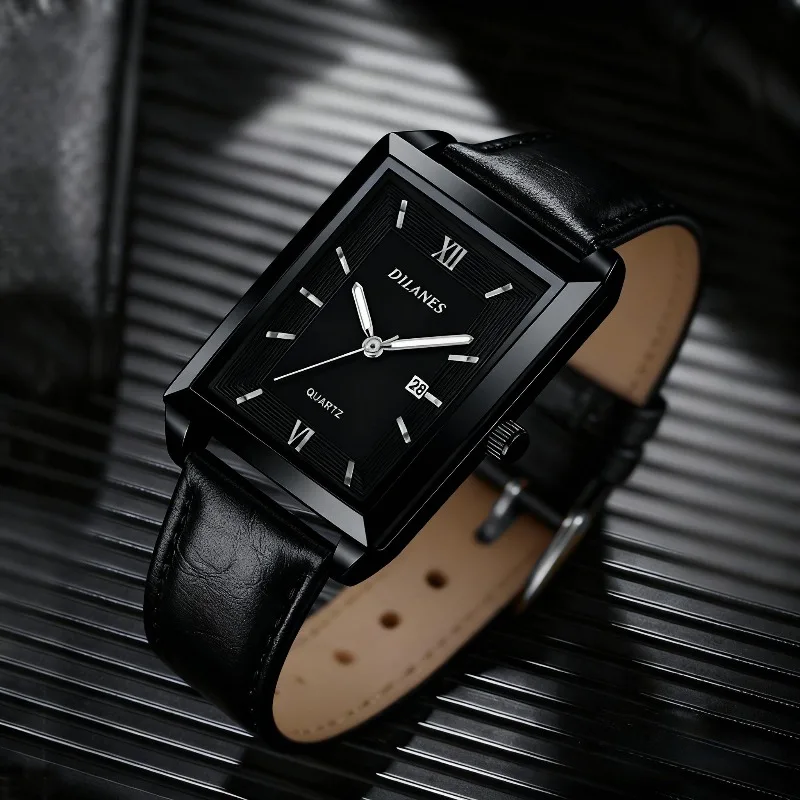 นาฬิกาข้อมือหนังลำลองสำหรับผู้ - Smartwatch Watches Brands For Men บทวิจารณ์และราคา