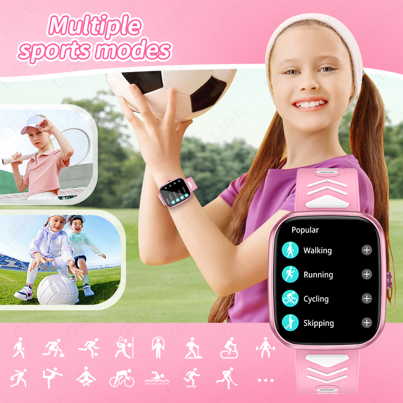LIGE นาฬิกาอัจฉริยะรุ่นใหม่ ขน - Smartwatch Digital Watches For Kid Boy With Alarm บทวิจารณ์และราคา