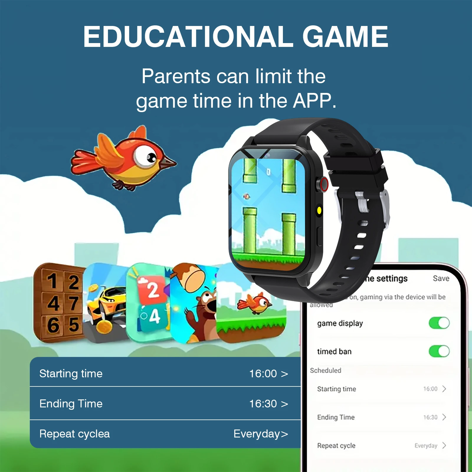 นาฬิกาอัจฉริยะสำหรับเด็ก 18 เก - Smartwatch Watches Digital บทวิจารณ์และราคา