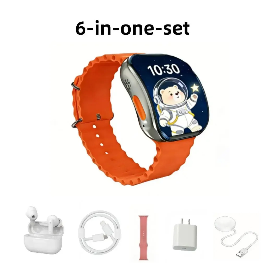ชุดสมาร์ทวอทช์พรีเมียม 6-in-1  - Smartwatch Premium Watches For Men บทวิจารณ์และราคา
