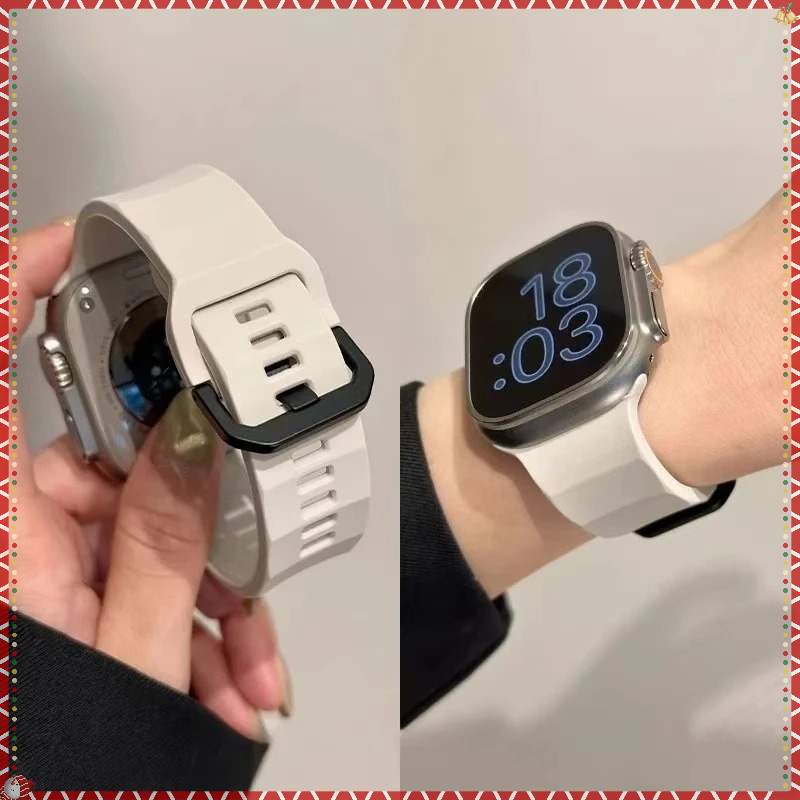 สายนาฬิกาซิลิโคนแบบนุ่ม พรีเมี - Smartwatch Premium Watches For Men บทวิจารณ์และราคา