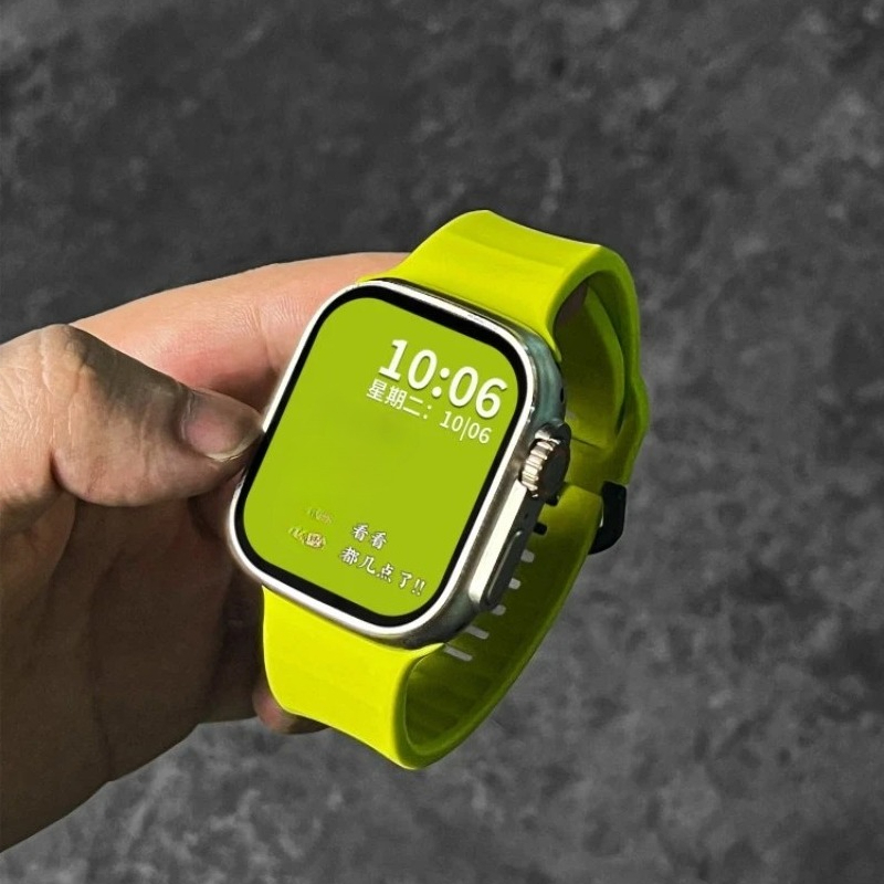 สายนาฬิกาซิลิโคนแบบนุ่ม พรีเมี - Smartwatch Premium Watches For Men บทวิจารณ์และราคา
