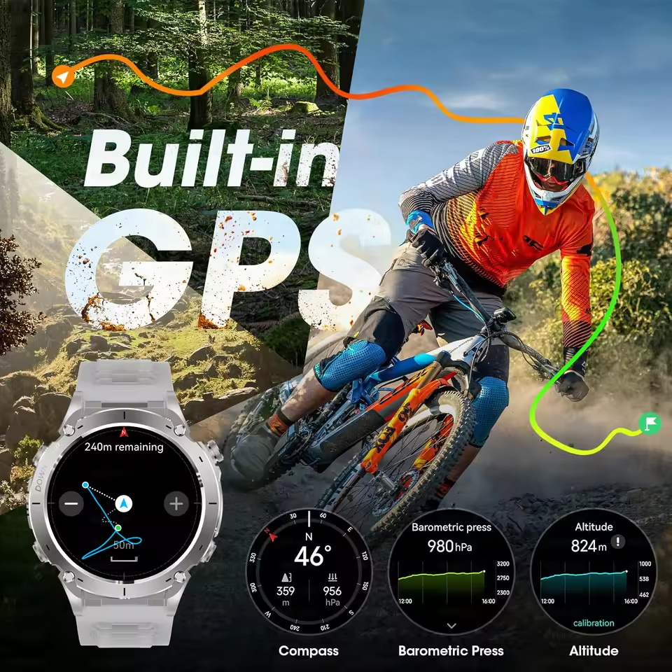 นาฬิกาสมาร์ทวอทช์ GPS สำหรับกี - Smartwatch Watches Brands For Men บทวิจารณ์และราคา