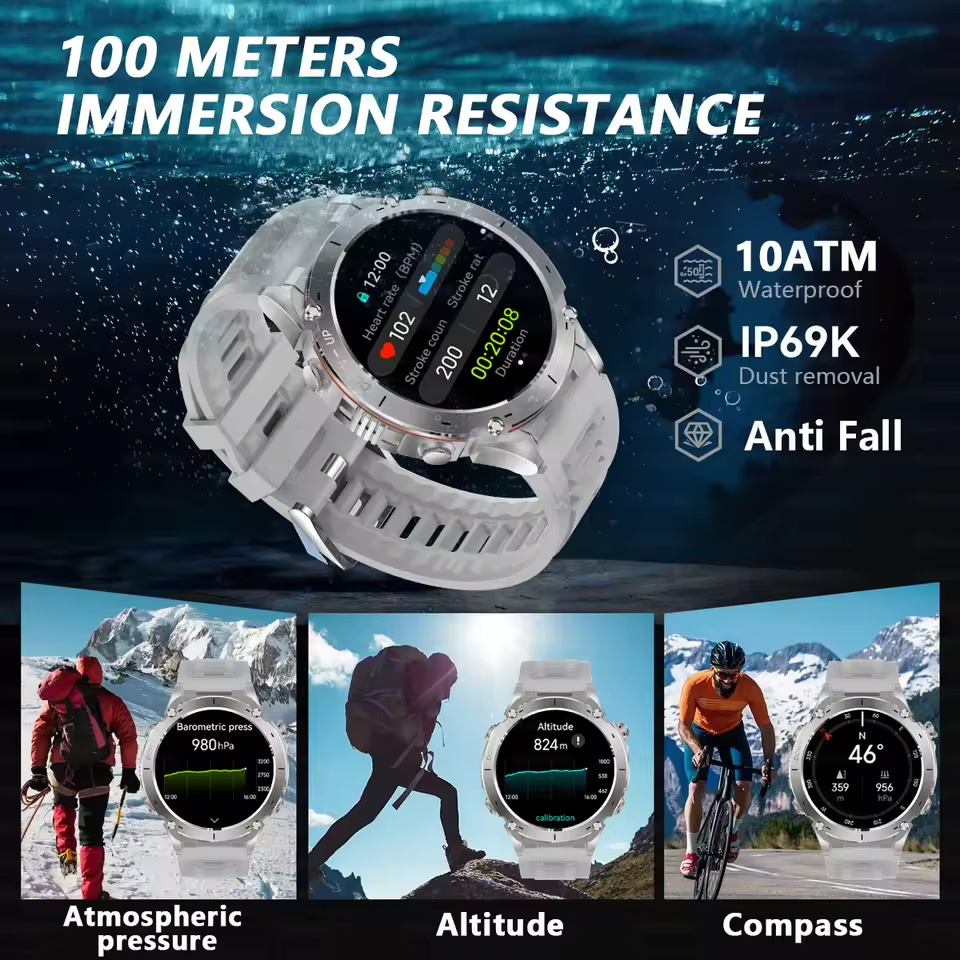 นาฬิกาสมาร์ทวอทช์ GPS สำหรับกี - Smartwatch Watches Brands For Men บทวิจารณ์และราคา