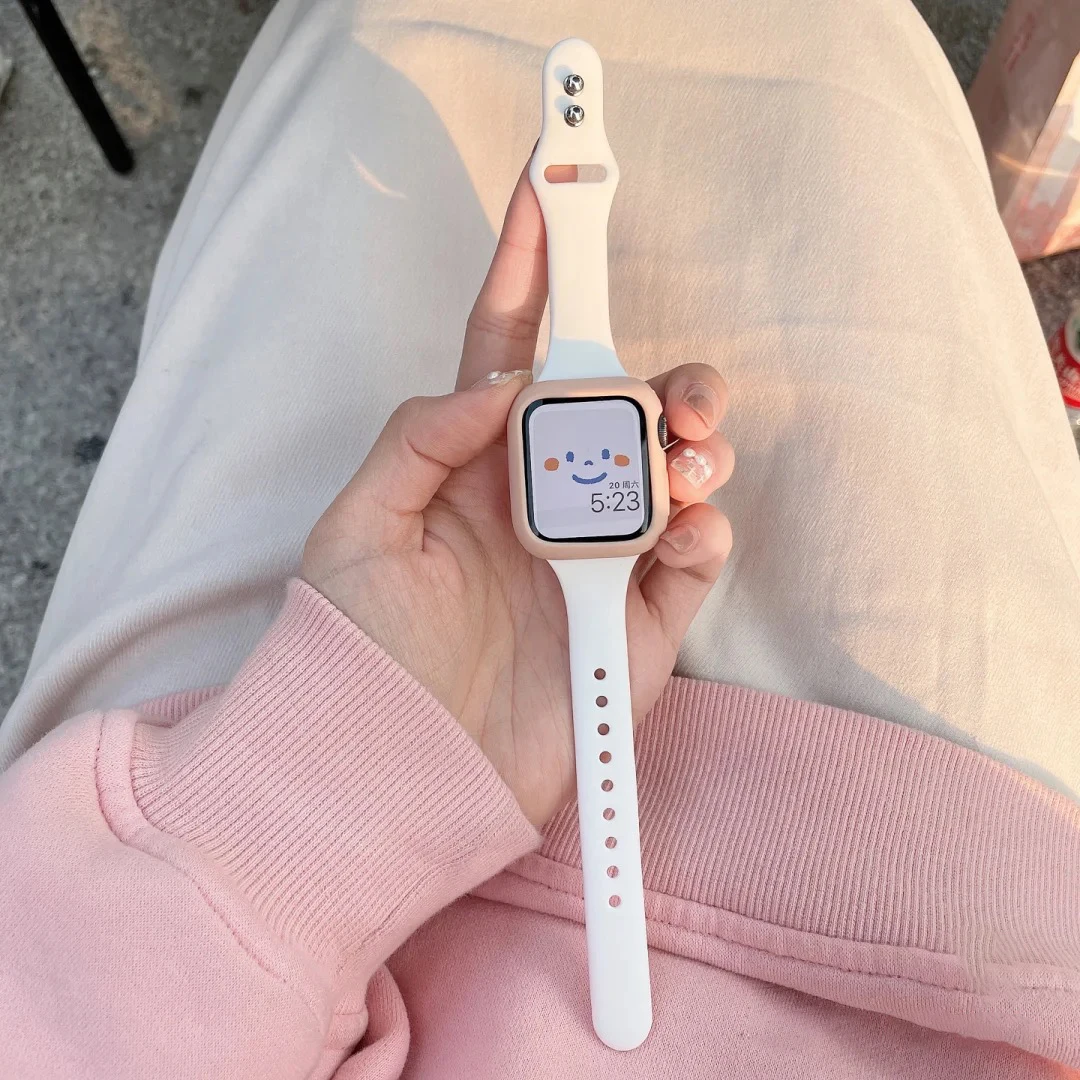สายซิลิโคนบางสําหรับ Apple Wat - Smartwatch Apple Watches For Women บทวิจารณ์และราคา
