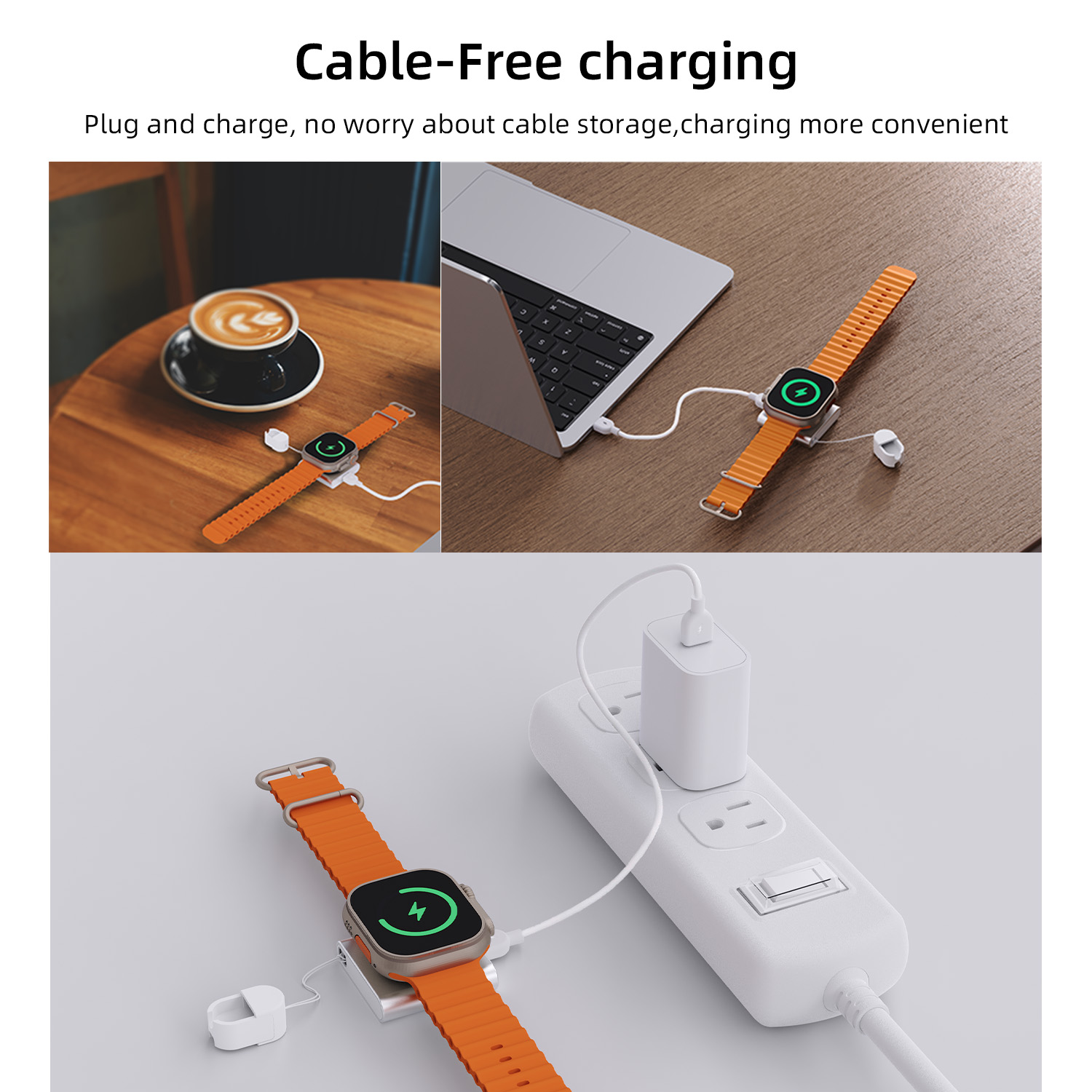 โบโนลาเครื่องชาร์จไร้สายแบบแม่ - Watch 7 Smartwatch Iphone บทวิจารณ์และราคา