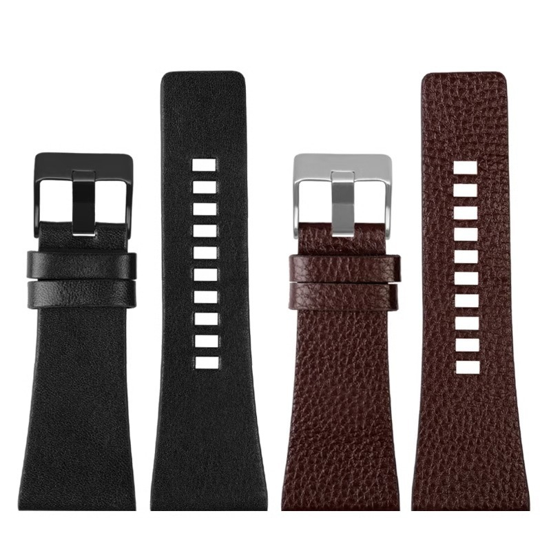 ลิ้นจี่ลวดลาย Cowhide นาฬิกาสํ - Diesel Watches Smartwatch บทวิจารณ์และราคา