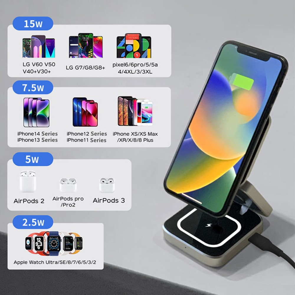 เครื่องชาร์จไร้สายแม่เหล็กแบบพ - Smartwatch Watches Compatible With Iphone บทวิจารณ์และราคา