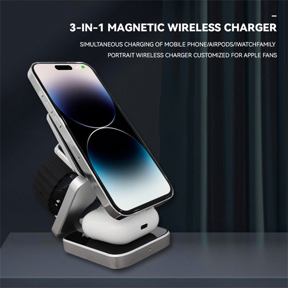 เครื่องชาร์จไร้สายแม่เหล็กแบบพ - Smartwatch Watches Compatible With Iphone บทวิจารณ์และราคา