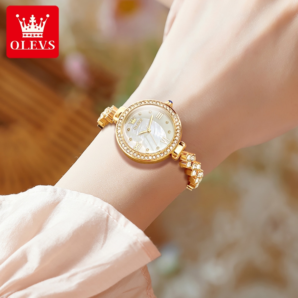 OLEVS 9903 นาฬิกาผู้หญิง Origi - Watch Bezel Insert บทวิจารณ์และราคา