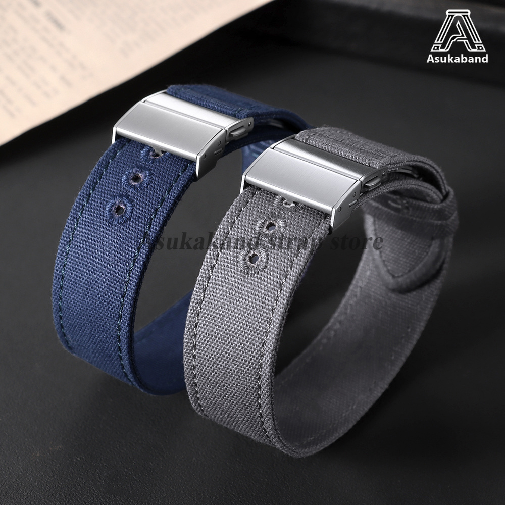 20 มม.22 มม.สายนาฬิกาไนลอนสำหร - Smartwatch Casio Watches For Men บทวิจารณ์และราคา