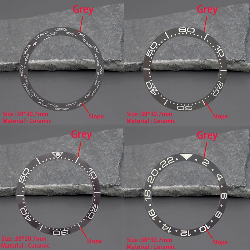 อะไหล่ซ่อมตัวเรือนนาฬิกาผู้ชาย - Watch Bezel Insert บทวิจารณ์และราคา