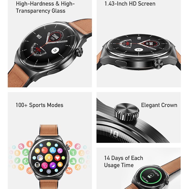 อาเหว่ยสมาร์ทวอทช์บลูทูธโทรผู้ - Smartwatch Online Watches For Women บทวิจารณ์และราคา