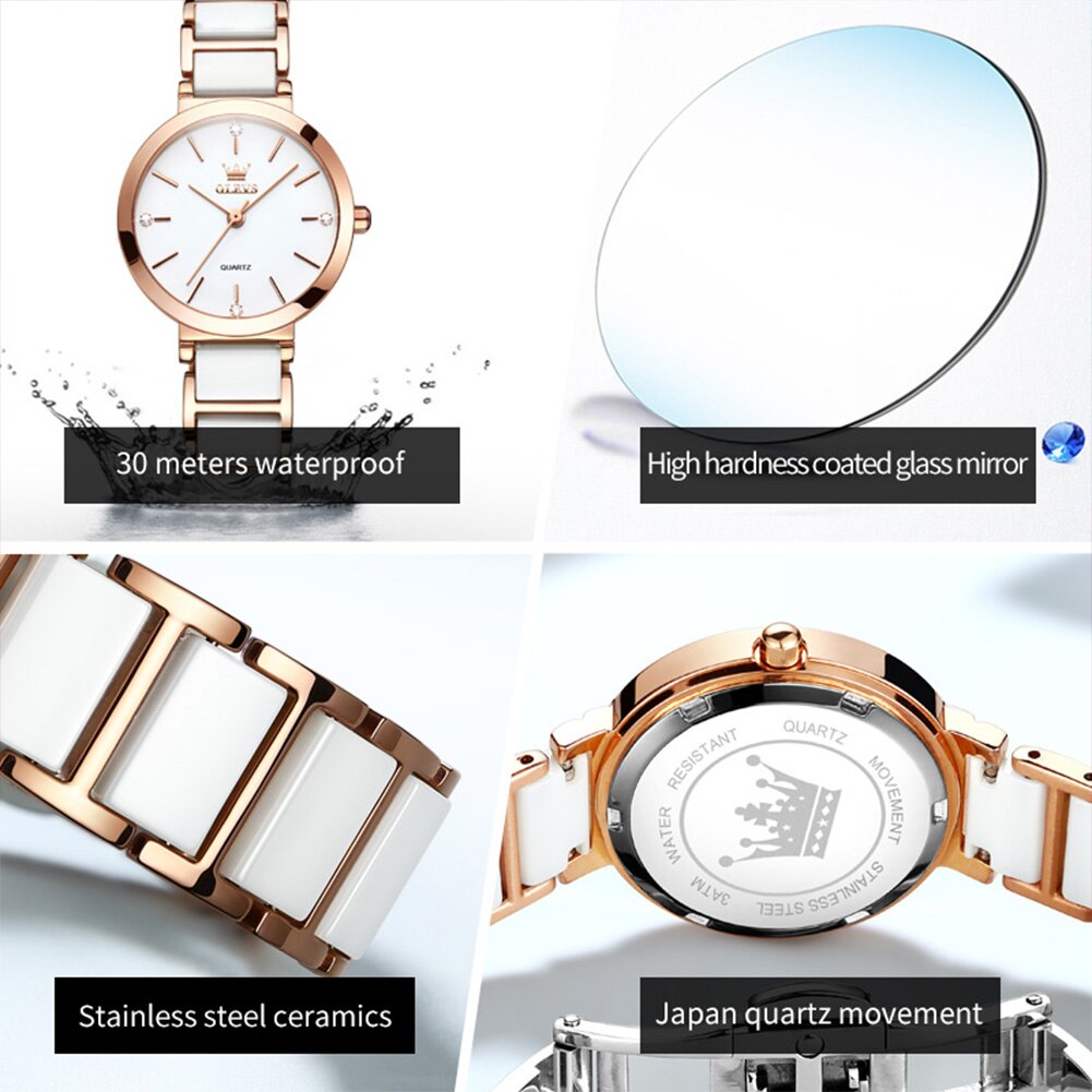 OLEVS นาฬิกาผู้หญิงแฟชั่น relo - Minimalist Thin Watch บทวิจารณ์และราคา