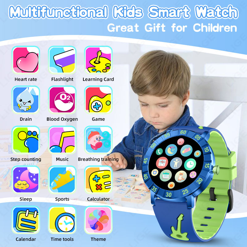 นาฬิกาสมาร์ทวอทช์เด็ก LIGE 202 - Smartwatch Watches Useful Gift For Boys บทวิจารณ์และราคา